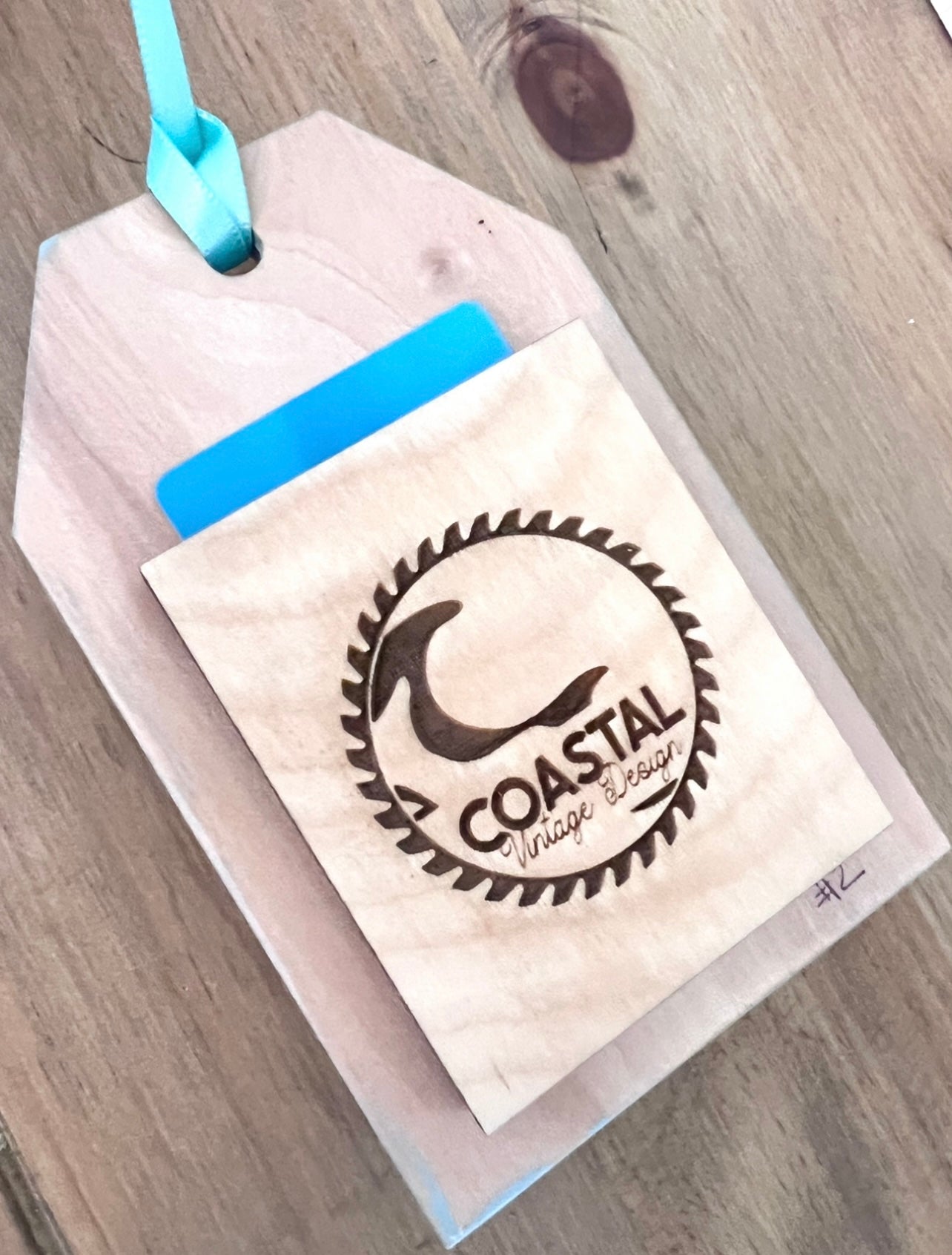 Coastal Gift Card Holder with Dolphin #2