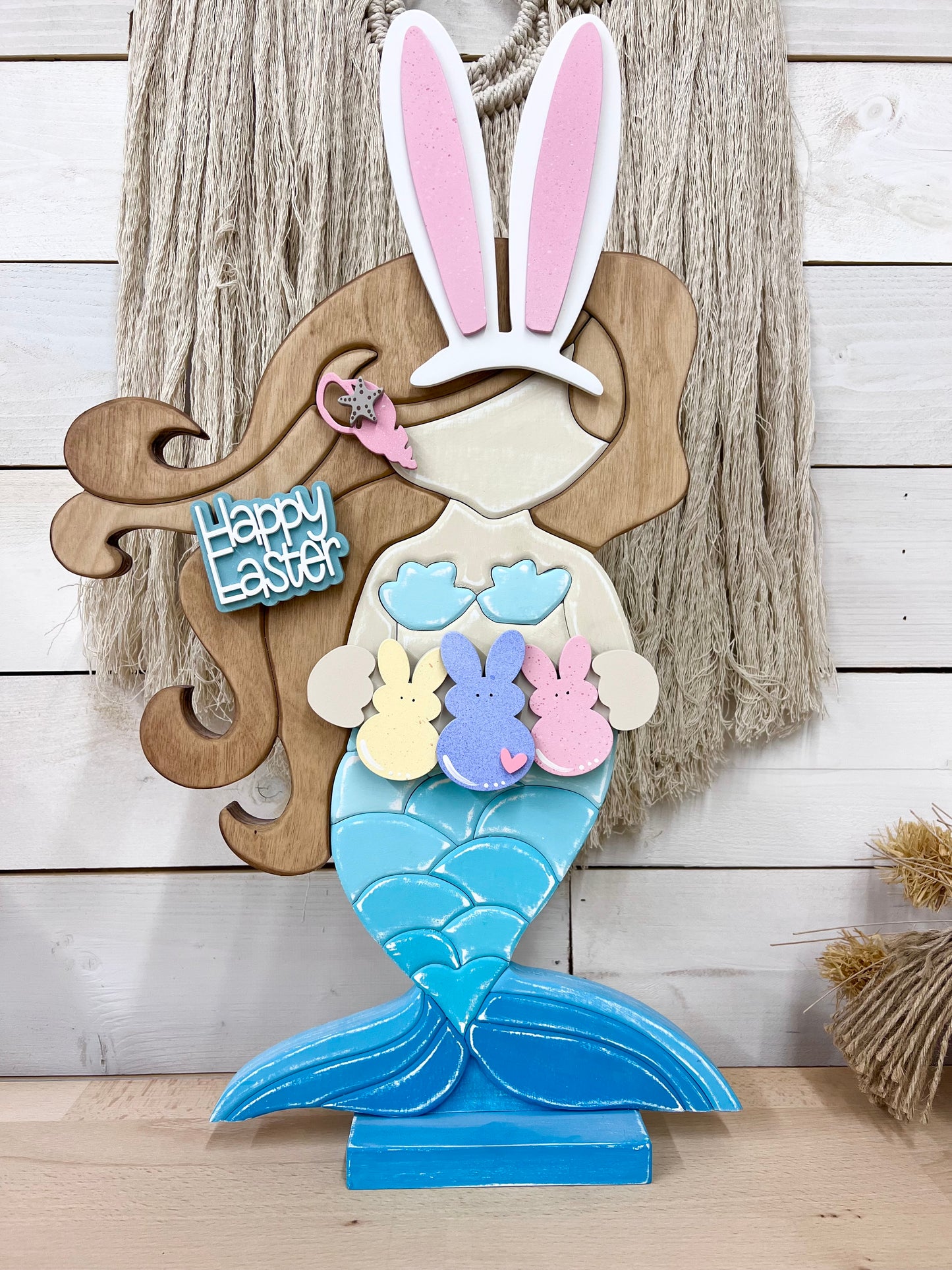 MERMAID Easter Hat & Hands Set