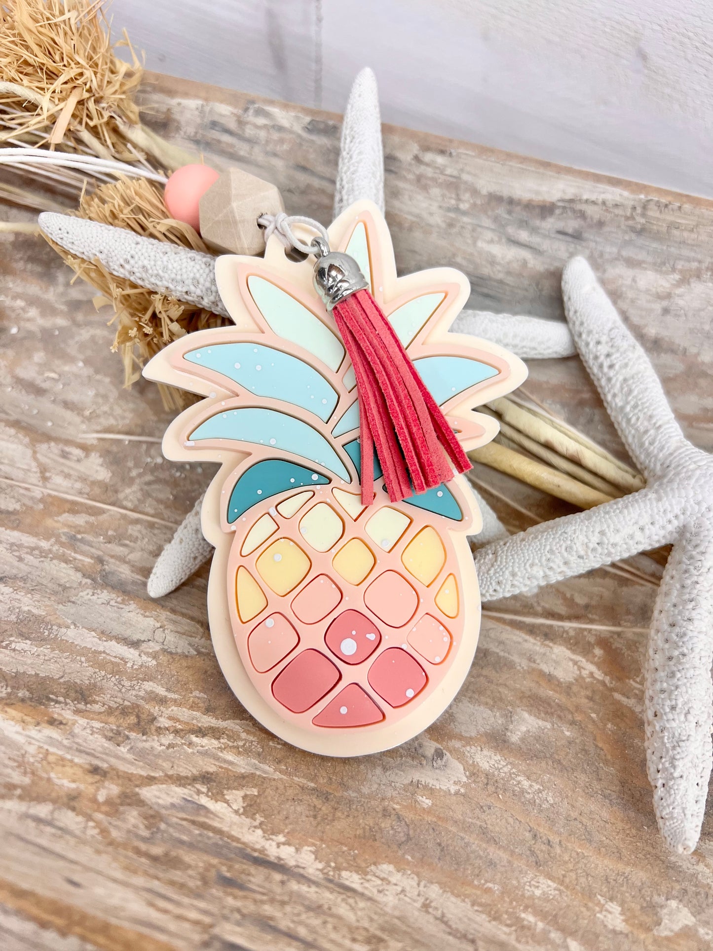 DOUBLE-SIDED Pineapple Car Charm