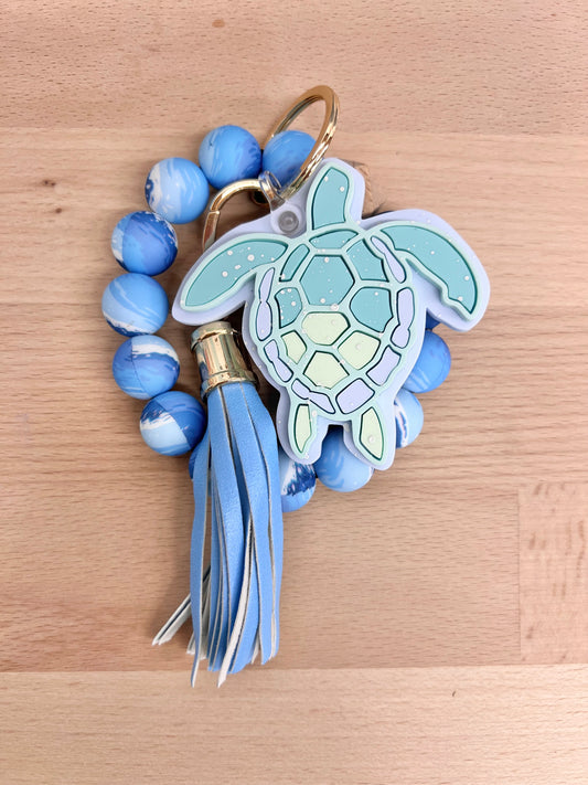 Sea Turtle Keychain/Wristlet #1