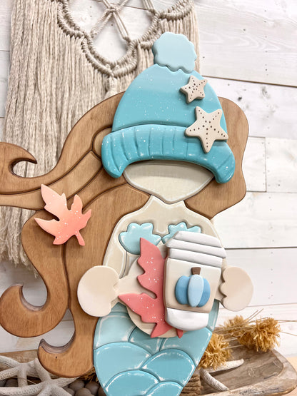 Made-to-Order MERMAID Pumpkin Spice Latte Hat & Hands Set