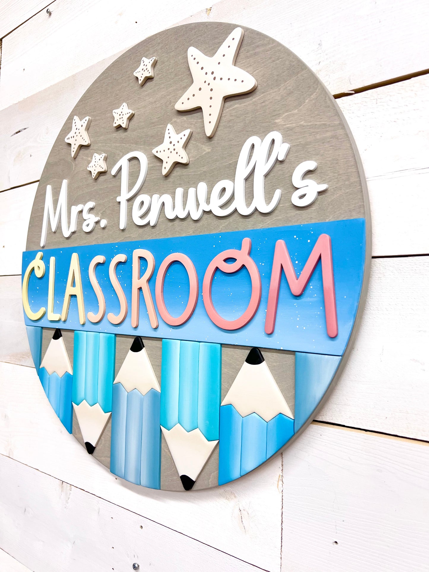 PERSONALIZED Teachers Classroom Round