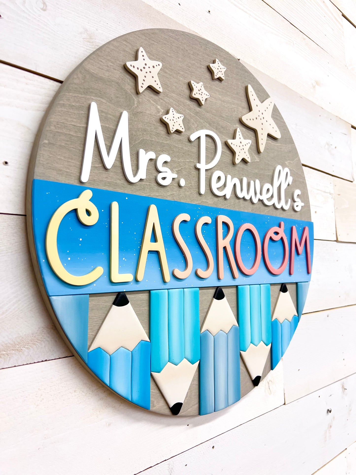 PERSONALIZED Teachers Classroom Round