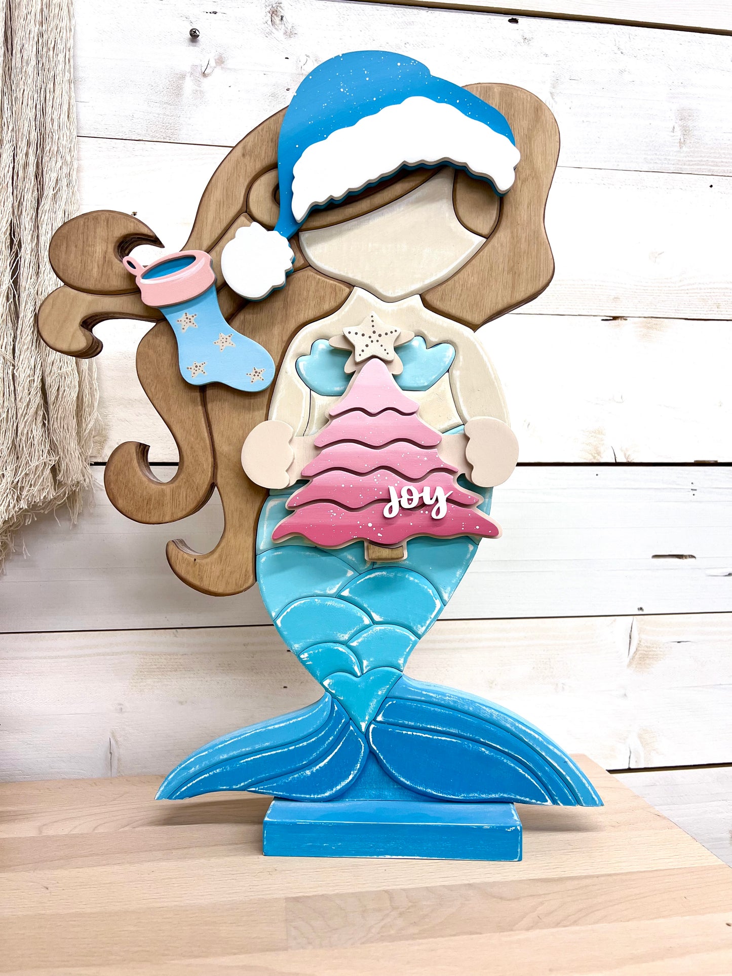 Made-To Order MERMAID Christmas Hat & Hands Set