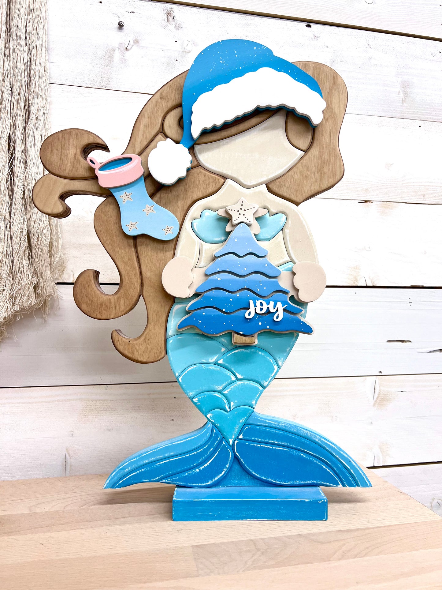 Made-To Order MERMAID Christmas Hat & Hands Set