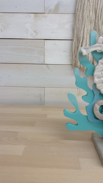 3-D Under the Sea Table Sitter with Seahorse & Octo Legs