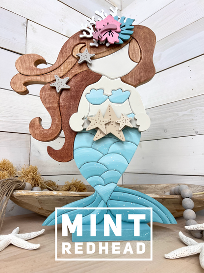 Made-to-Order Custom Interchangeable Mermaid Table Sitter