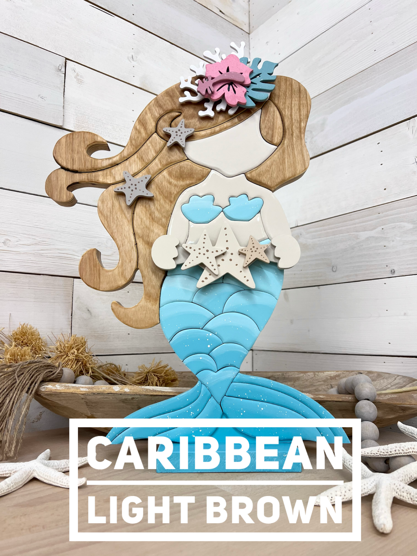 Made-to-Order Custom Interchangeable Mermaid Table Sitter