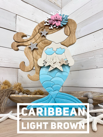 Made-to-Order Custom Interchangeable Mermaid Table Sitter